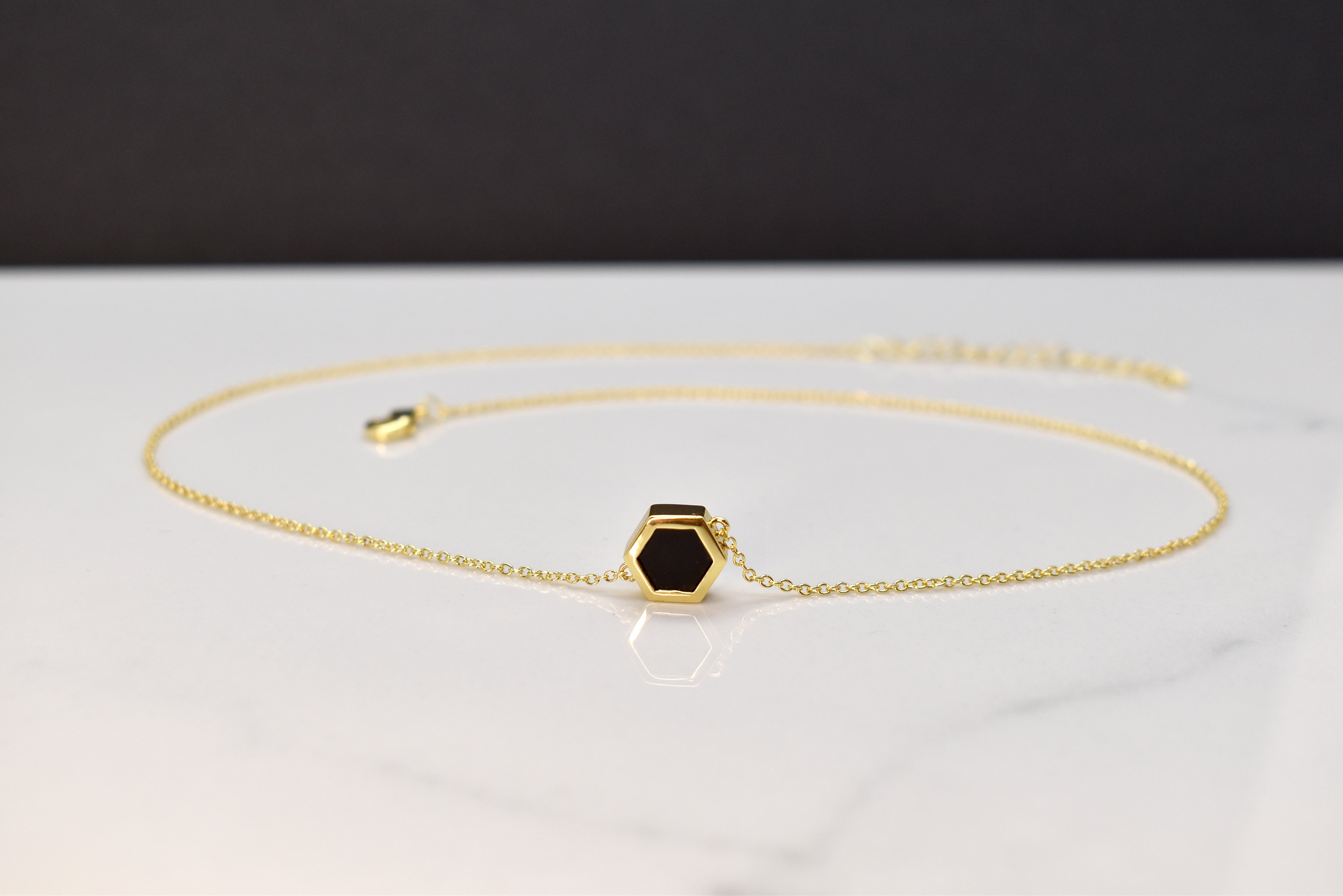 black and gold necklace geometric jewelry minimal 14k gold bachelorette gifts