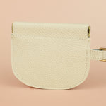 slim minimal meringue leather card case pouch or coin purse