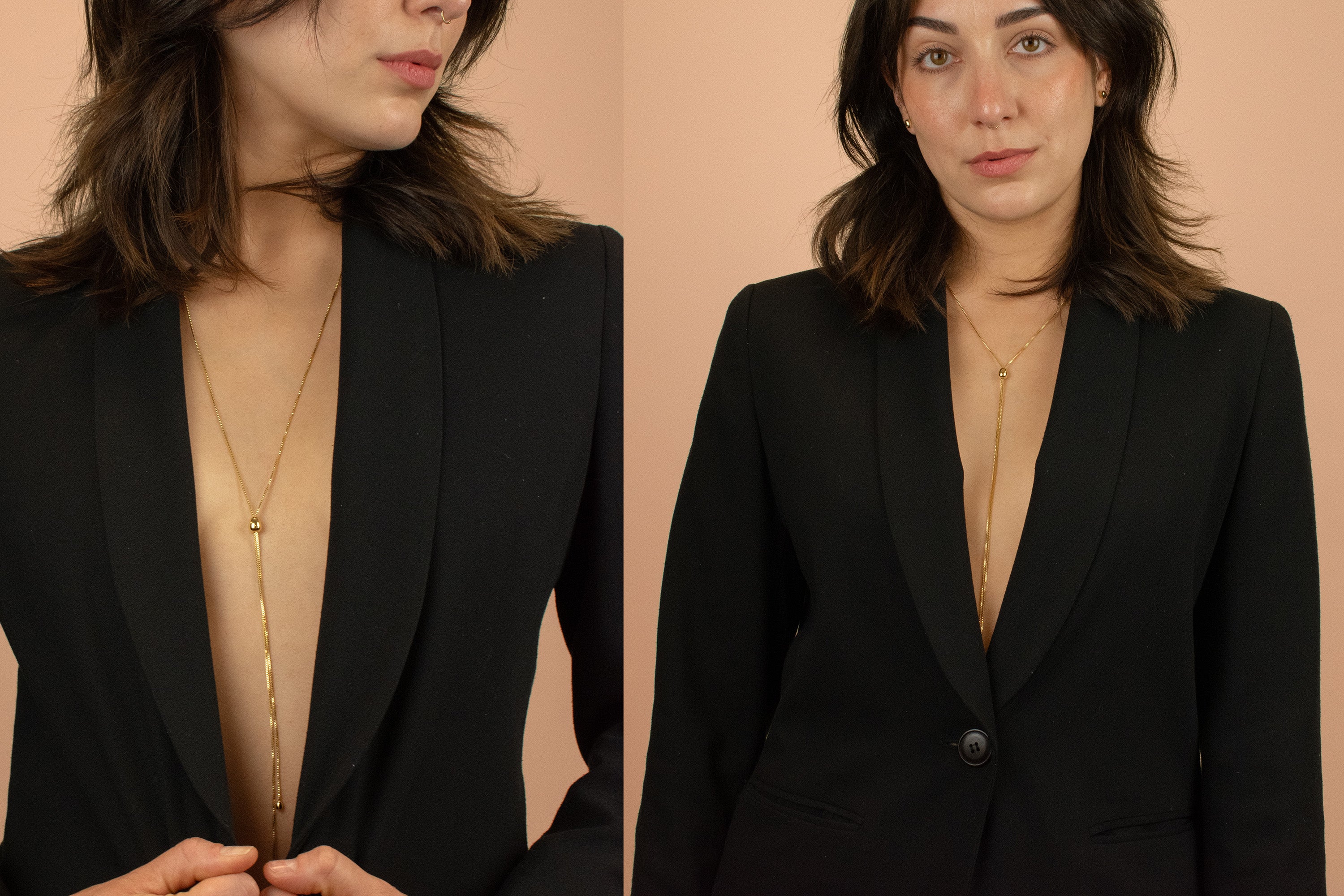 silver vs. gold chain necklace