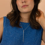 layered chain double teardrop box chain necklace