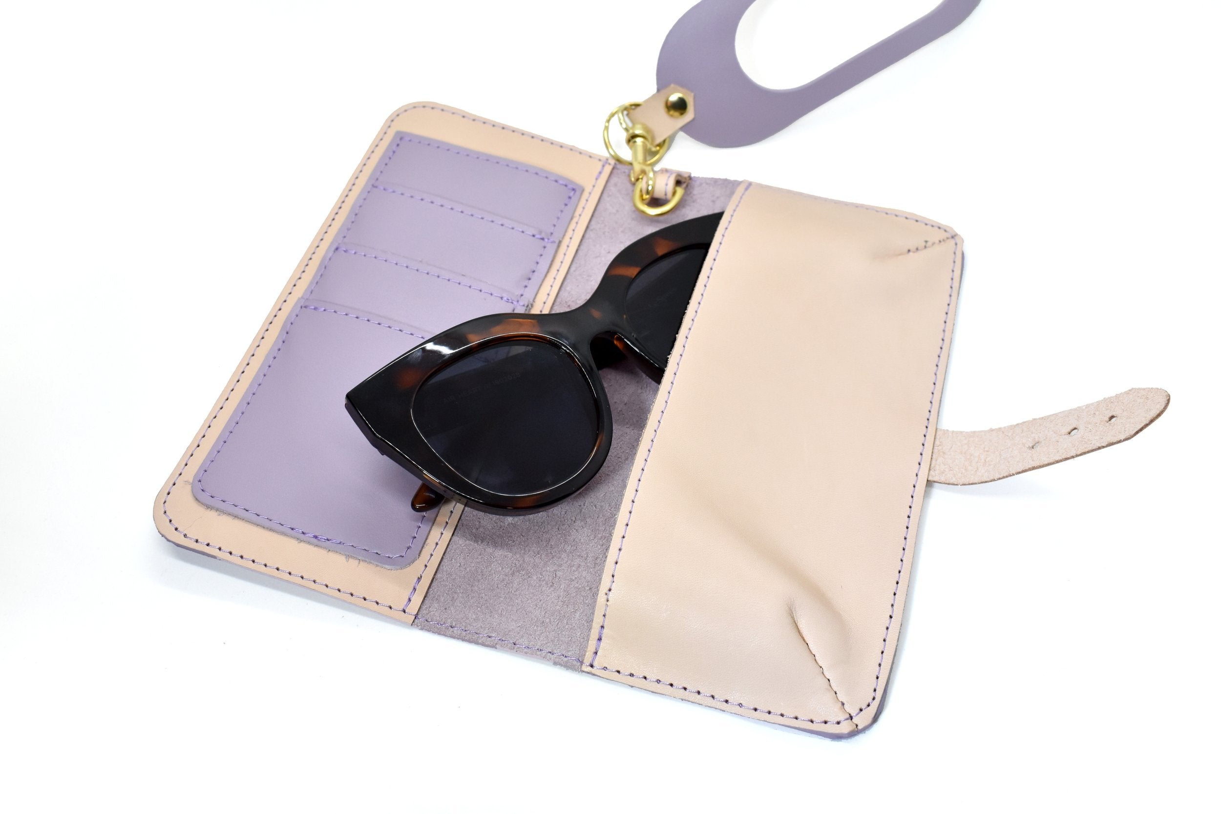 wallet with sunglasses pocket