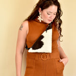 leather sling bag minimal purse for bonnaroo bag small leather sling triangle crossbody purse maximalist leather cowgirl gifts for bridesmaids