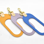 leather keyhole keychain multi color barbie colors modern bold keychains wristlets (Copy)